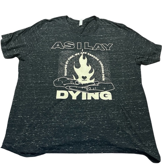 As I Lay Dying band merch Shaped by fire tour ladies Size XL metal 2000 Y2K - Picture 1 of 7